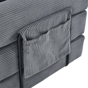 English Elm United We Win Convertible Sofa Bed - Plush Corduroy With Memory Foam, Perfect For Small Spaces! W1568S00252-GIGA