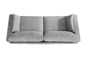 English Elm Modern Fabric Loveseat with Fsc Wood Frame Spring Cushions and Washable Covers W5515P443361