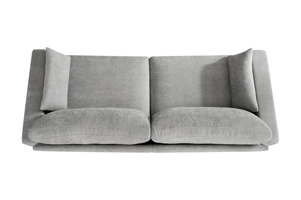 English Elm Modern Fabric Loveseat with Fsc Wood Frame Spring Cushions and Washable Covers W5515P443361