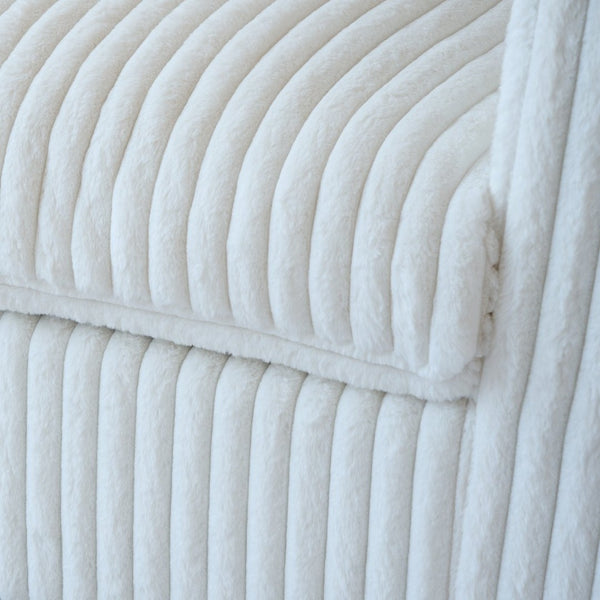 English Elm Pixel Modern Modular Sofa - Versatile Beige Corduroy L-Shaped Sectional For Cozy Living Spaces B341S00034-GIGA