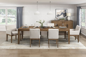 English Elm Transitional Gray Fabric Dining Chairs Solid Wood Frame Modern Farmhouse Set of 2 B011P467555