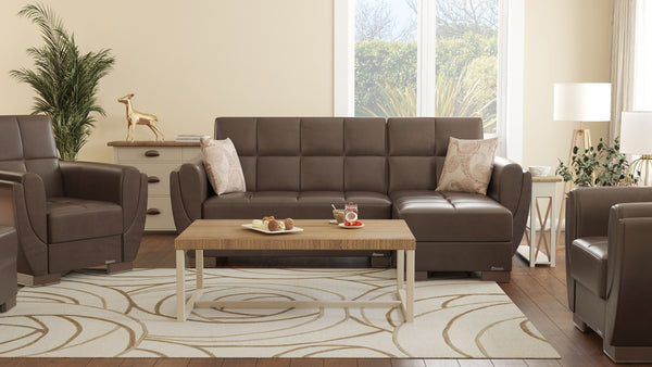 English Elm Primenest Skyhaven Convertible Chaise Lounge: Stylish Upholstered Sleeper With Storage & Comfort B030P303526-GIGA