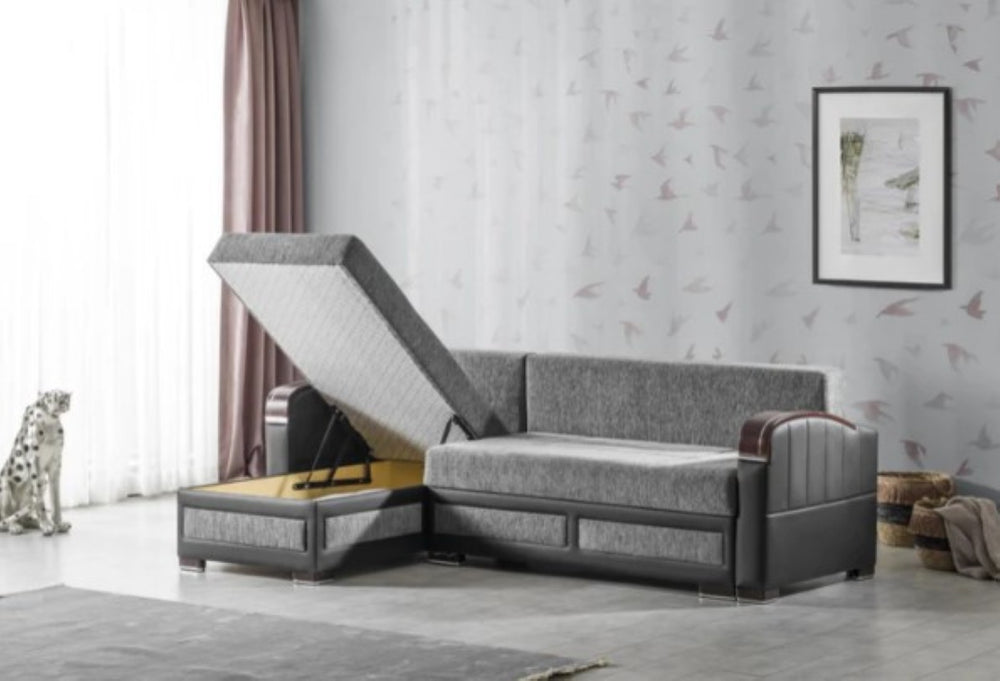 English Elm Primenest Azura Convertible Sectional Sofa With Storage - Modern, Comfortable, And Space-Saving Design B030P305118-GIGA