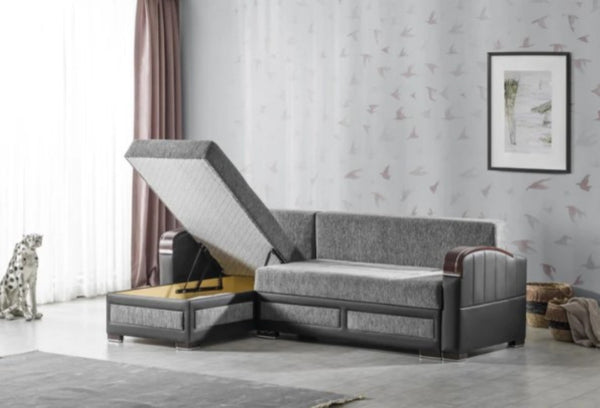 English Elm Primenest Azura Convertible Sectional Sofa With Storage - Modern, Comfortable, And Space-Saving Design B030P305118-GIGA