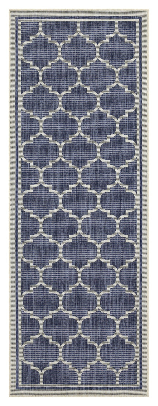 English Elm Sunshine Blue Indoor/Outdoor Area Rug - 7'10" X 10'3" - Durable, Stain-Resistant & Pet-Friendly Design B186P198862-GIGA