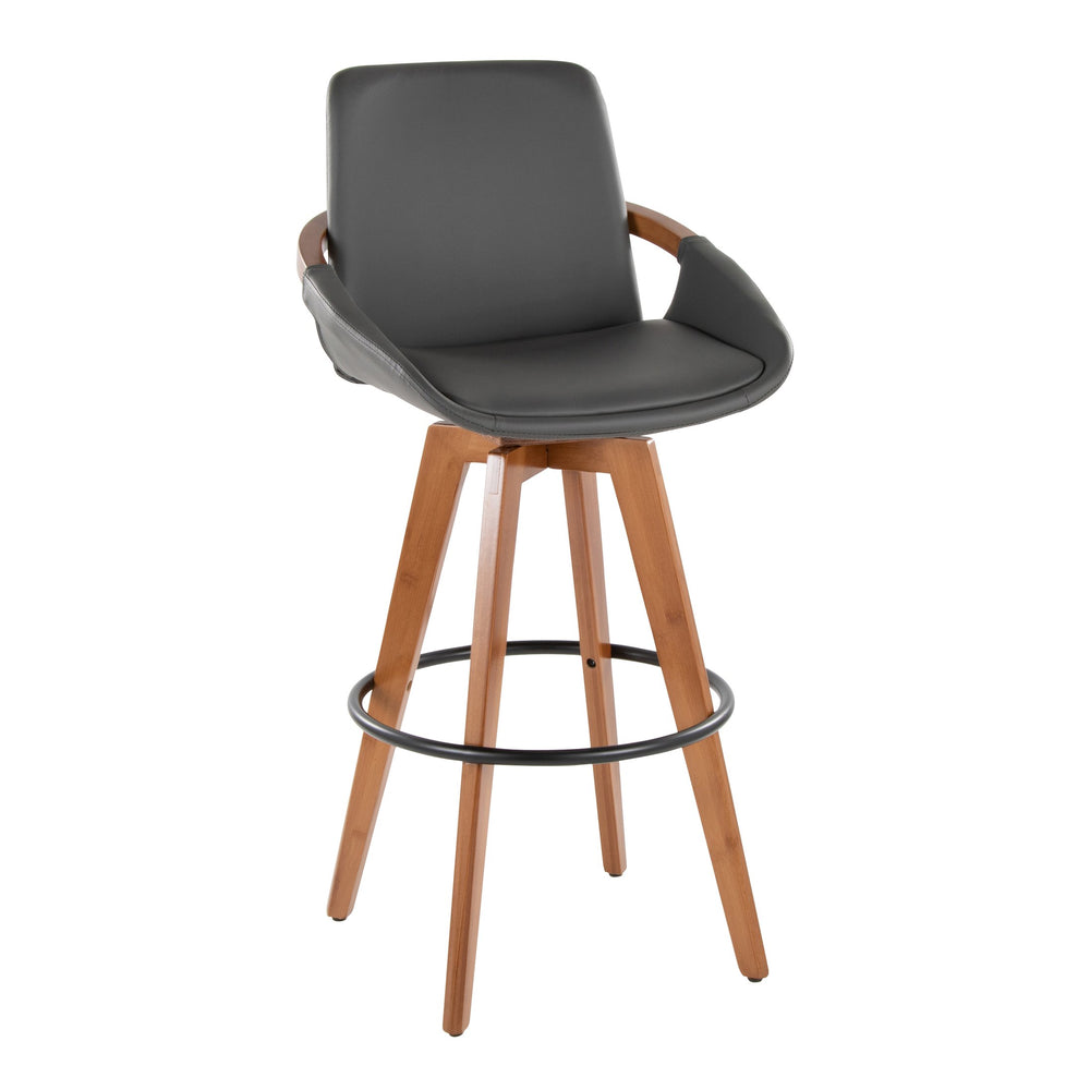 English Elm Dining/accent Chair Solid Wood Tapered Legs Cream Upholstery Mid-century Modern Seating B202P471172