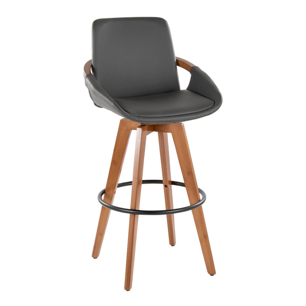 English Elm Dining/accent Chair Solid Wood Tapered Legs Cream Upholstery Mid-century Modern Seating B202P471172