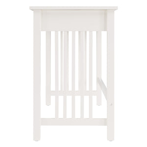 OSP Home Furnishings Sierra Writing Desk White Finish