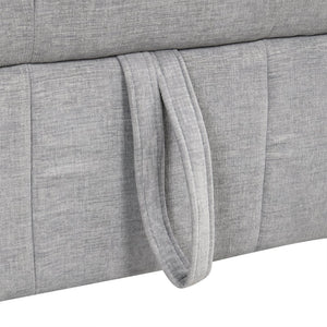 English Elm 101.2" Modular Chenille Sectional Sofa with Tufted Cushions and Deep Seating for Living Room N719S001750E