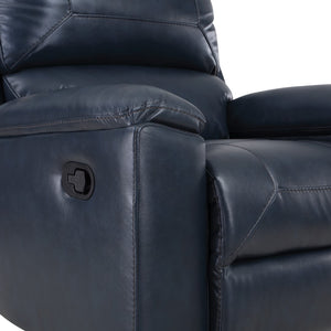 OSP Home Furnishings Santiago Recliner  Navy