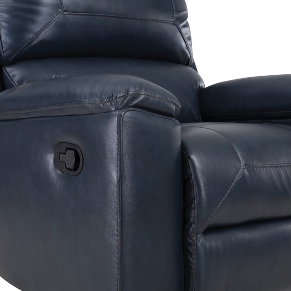 OSP Home Furnishings Santiago Recliner  Navy