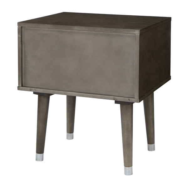 OSP Home Furnishings Cupertino Side Table Grey