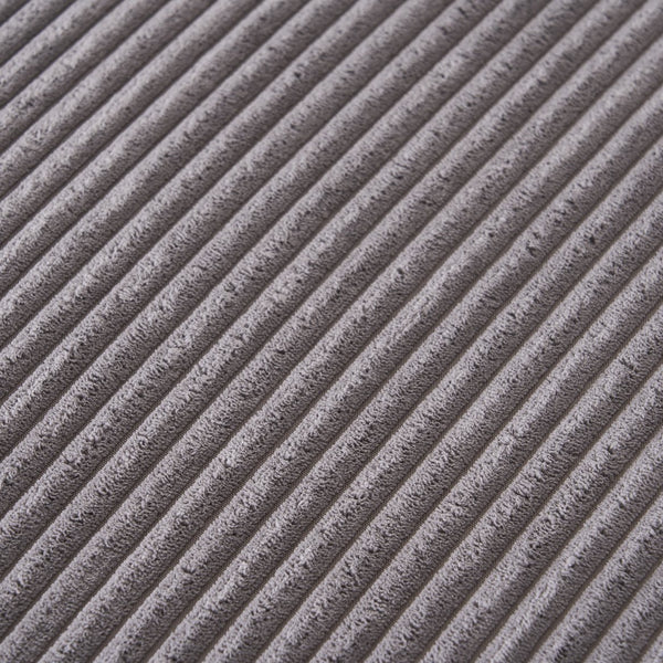 English Elm Boneless U-Shaped Modular Cloud Couch Sofa - Cozy Grey Corduroy Sleeper, No Assembly Needed! W3401S00009