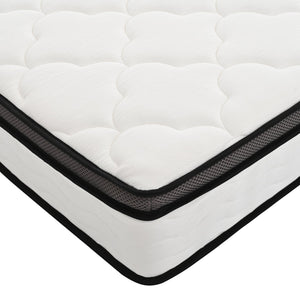 English Elm Queen Hybrid Mattress 12 Inch Pocket Coil Memory Foam Medium Firm Bamboo Cover W3384P325067