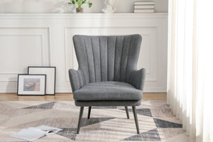 OSP Home Furnishings Jenson Chair Charcoal