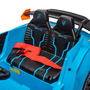 English Elm Lamborghini Huracan Sto 24v Kids Ride on Drift Car with Led Lights and Remote W1578P210769
