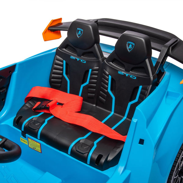 English Elm Lamborghini Huracan Sto 24v Kids Ride on Drift Car with Led Lights and Remote W1578P210769