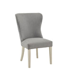 Madison Park Signature Helena Traditional Dining Side Chair MPS108-0294 Light Grey