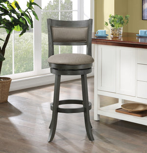 OSP Home Furnishings Swivel Stool 30" Dove / Antique Grey