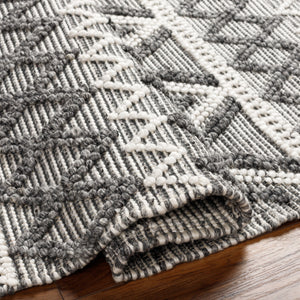 Daffodil DFF-2300 9' x 12' Handmade Rug DFF2300-912  Ivory, Charcoal, Light Slate Surya