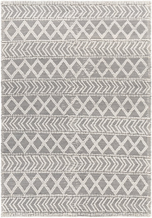 Daffodil DFF-2301 9' x 12' Handmade Rug DFF2301-912  Charcoal, Ivory Surya