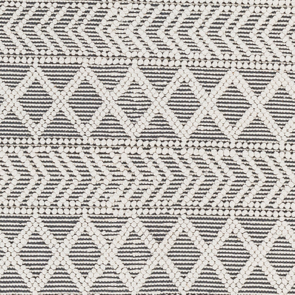 Daffodil DFF-2301 9' x 12' Handmade Rug DFF2301-912  Charcoal, Ivory Surya