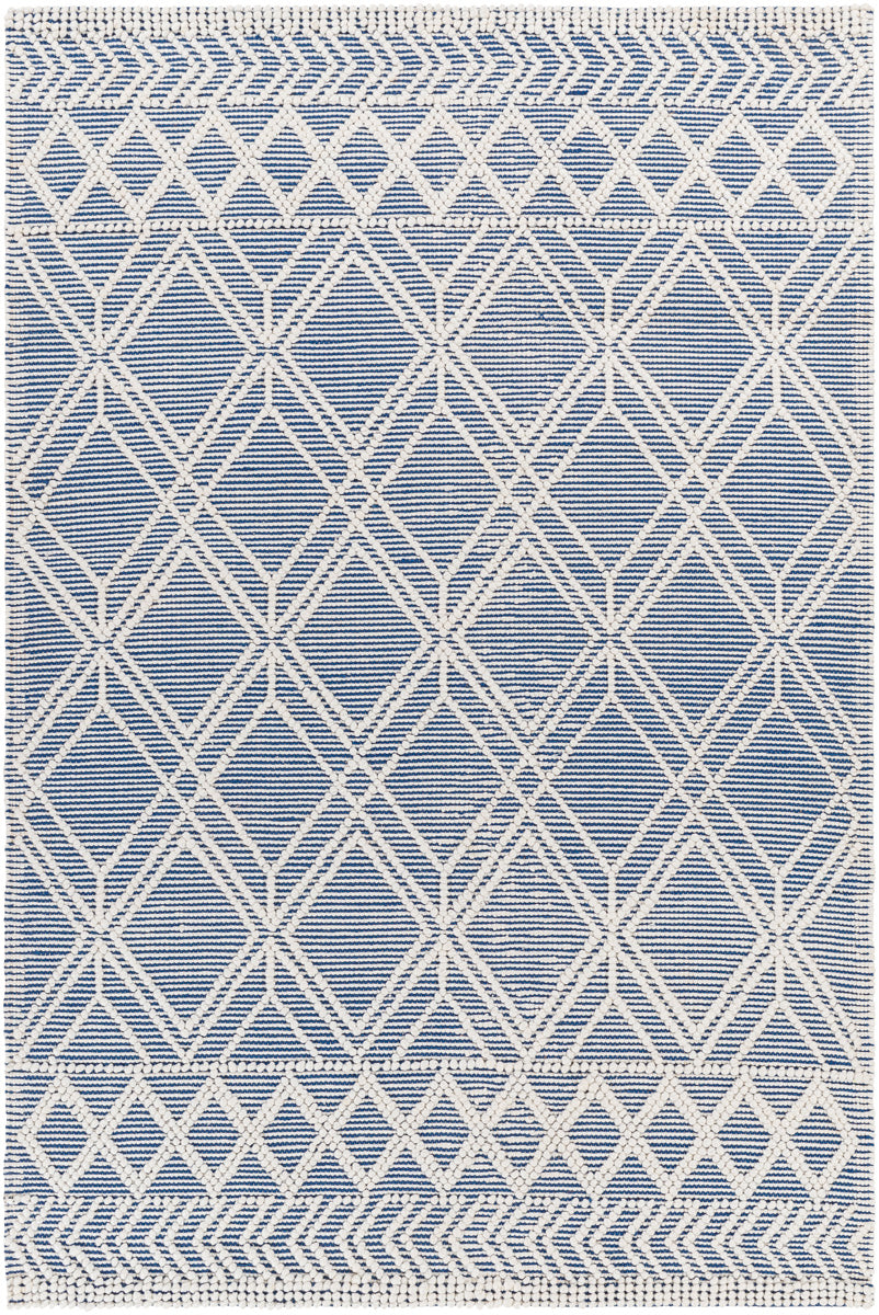 Daffodil DFF-2302 9' x 12' Handmade Rug DFF2302-912  Beige, Dark Blue Surya