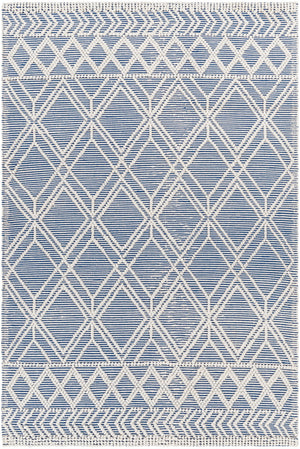 Daffodil DFF-2302 9' x 12' Handmade Rug DFF2302-912  Beige, Dark Blue Surya