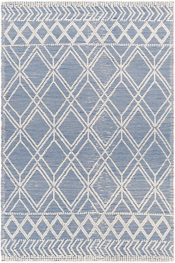 Daffodil DFF-2302 9' x 12' Handmade Rug DFF2302-912  Beige, Dark Blue Surya