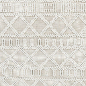 Livabliss Daffodil Handwoven Recycled Pet Runner Rug for Hallways Entryways Cottage Style Beige, Ivory 6' x 9' DFF2303-69