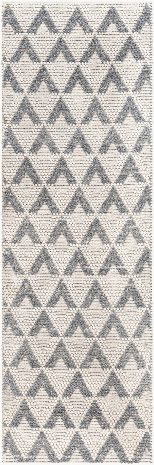 Livabliss Daffodil Handwoven Recycled Pet Runner Rug Cottage Style Hallway Entryway Accent Beige 2'6" x 8' DFF2304-268