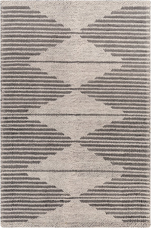 Daffodil DFF-2306 9' x 12' Handmade Rug DFF2306-912  Black, Ivory Surya