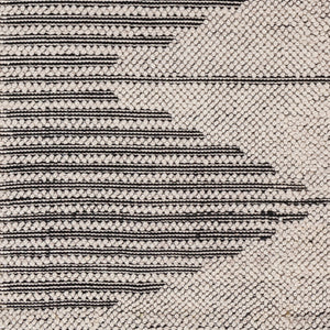 Daffodil DFF-2306 9' x 12' Handmade Rug DFF2306-912  Black, Ivory Surya