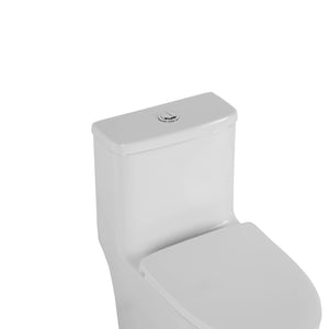 English Elm 1.1/1.6 Gpf Skirted One-piece Elongated Ceramic Toilet with Soft Close Seat Watersense B2724P246932