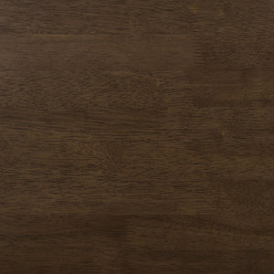 English Elm Hemlock Solid Wood 6-Drawer Dresser Cabinet with Sleek Fingertip Pulls and Spacious Organized Storage Dark Brown B062P378390