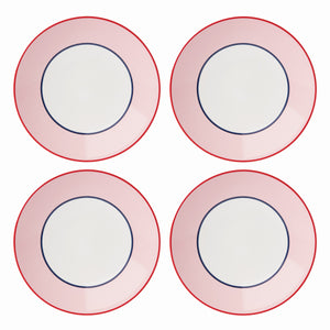 Lenox Kate Spade Make It Pop Accent Plates, Set of 4 Pink, PINK PORCELAIN 894614