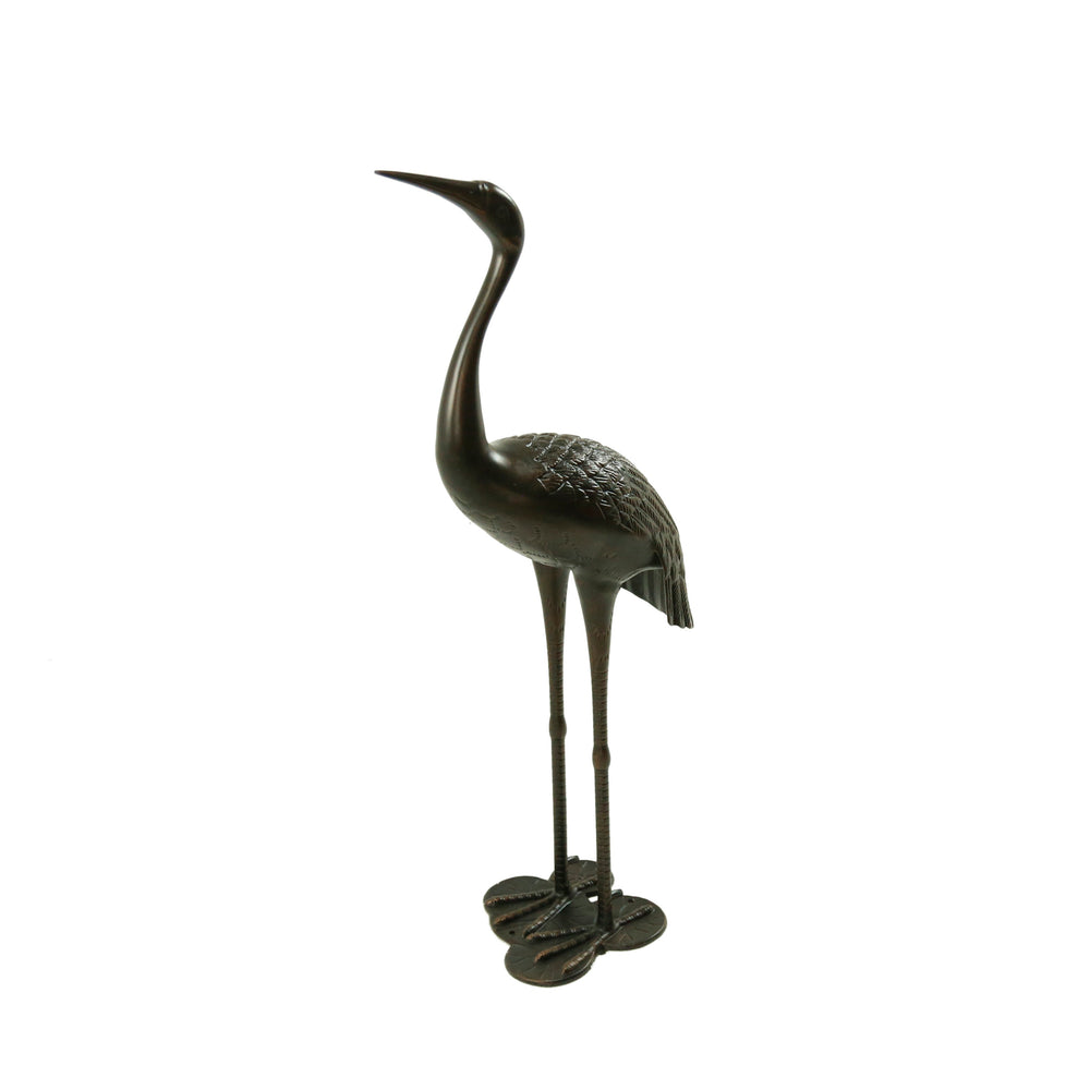 English Elm Christopher Knight Home® - Sunny Outdoor 43 Inch Aluminum Crane Set in Shiny Copper Antique Bronze Finish, Rust-Proof Garden Art Delight 62909.00SHNCOP