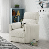 Parker House Radius - Mega Ivory Power Reclining Sofa And Recliner Off White 100% Polyester (S) Mrad-31p-mgiv