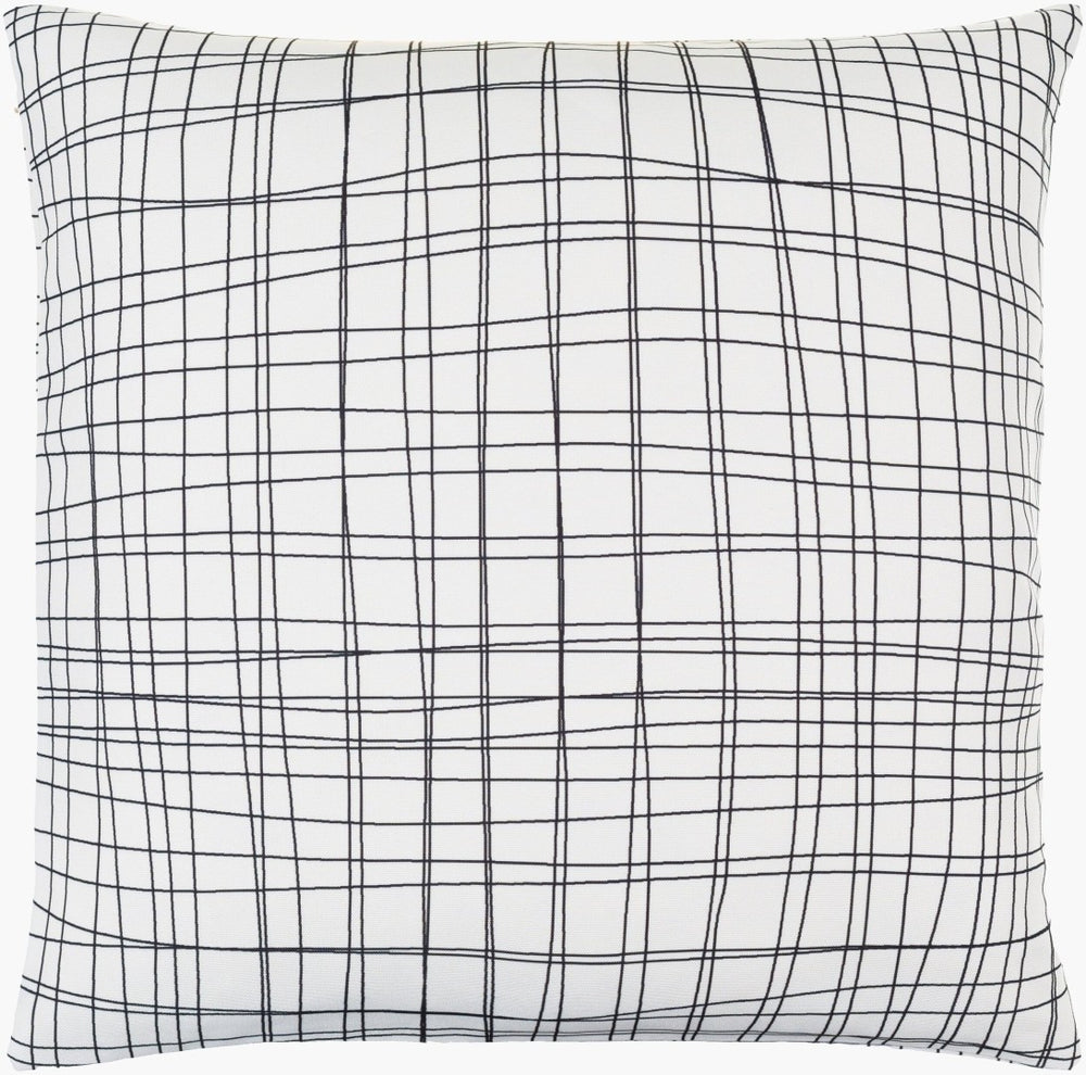 Livabliss Draft Geometric Polyester Accent Pillow for Modern Living Rooms Sofas and Armchairs DFT001-1818
