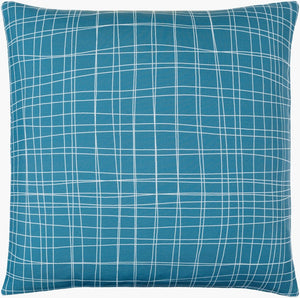 Livabliss Draft Square Polyester Accent Pillow Bold Graphic Print for Modern Sofas and Beds DFT002-2222D