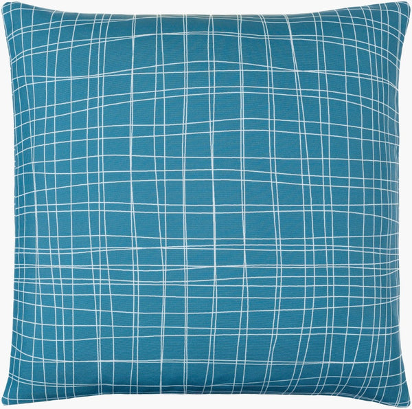 Livabliss Draft Square Polyester Throw Pillow Bold Contemporary Print for Sofas and Beds DFT002-2222P