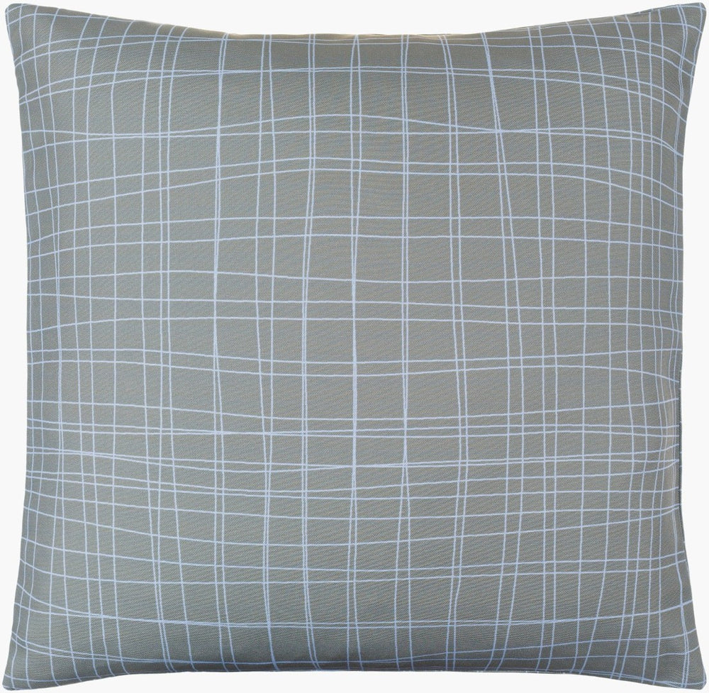 Livabliss Draft Square Polyester Accent Pillow Modern Textural Decor for Sofas and Armchairs DFT003-2222P