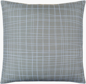 Livabliss Draft Geometric Polyester Accent Pillow Soft Tactile Square Throw for Modern Living DFT003-1818P