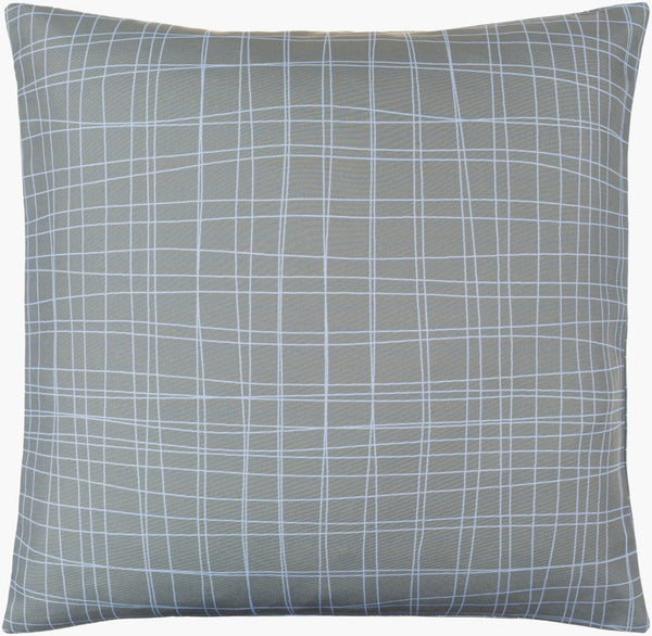 Livabliss Draft Geometric Polyester Accent Pillow Soft Tactile Square Throw for Modern Living DFT003-1818P
