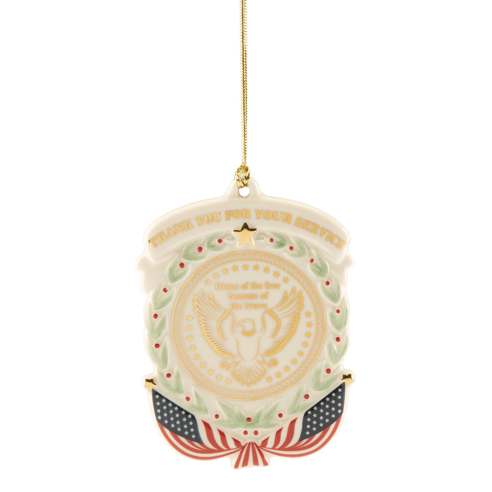 Lenox Thank You For Your Service Ornament Ivory, NO COLOR PORCELAIN 887169