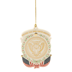 Lenox Thank You For Your Service Ornament Ivory, NO COLOR PORCELAIN 887169
