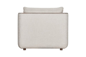 A.R.T. Furniture Sagrada Contemporary Accent Chair With Hazel Finish, Fiber Blenddown Pillow & Pocket Coil Cushion  Parrwood Solid Frame In The Hazel Finish 764503-5303