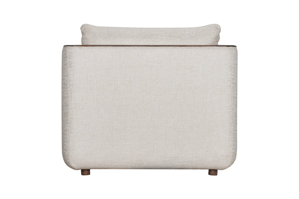 A.R.T. Furniture Sagrada Contemporary Accent Chair With Hazel Finish, Fiber Blenddown Pillow & Pocket Coil Cushion  Parrwood Solid Frame In The Hazel Finish 764503-5303