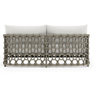 Bernhardt Bernhardt Nodi Outdoor Sofa With Shiitake Open-Rope Weave, Deep Cushions & Weather-Resistant Design - Made to Order O4416B