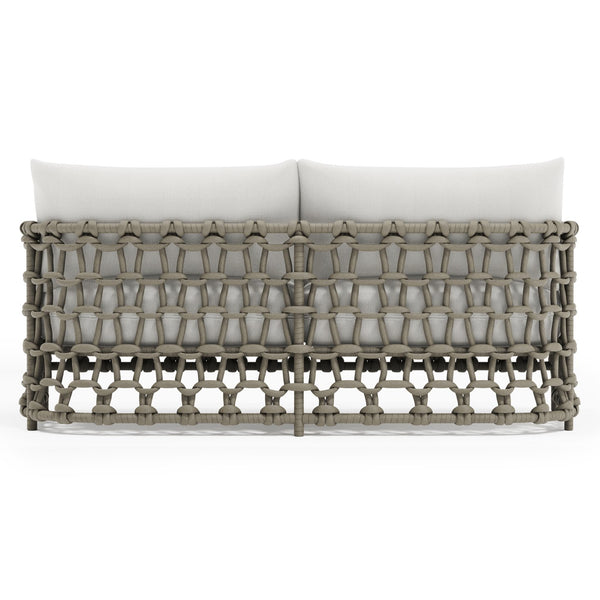 Bernhardt Bernhardt Nodi Outdoor Sofa With Shiitake Open-Rope Weave, Deep Cushions & Weather-Resistant Design - Made to Order O4416B